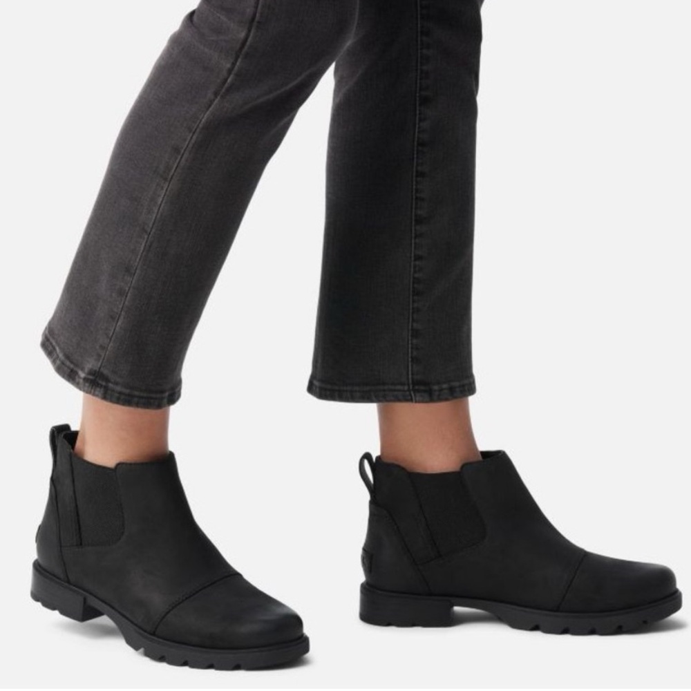 Sorel Black Ankle Boots